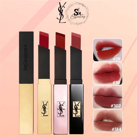 bảng màu son ysl slim matte leflair|son YSL màu đen.